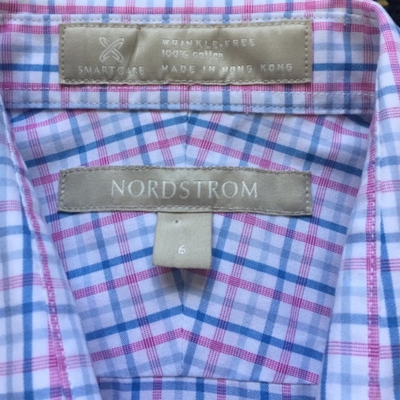 Nordstrom Button Down Boys Plaid - Picture 4 of 5